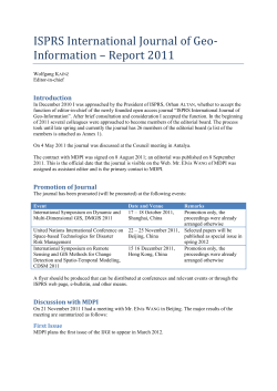 ISPRS International Journal of Geo