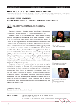 MAM PROJECT 018: YAMASHIRO CHIKAKO