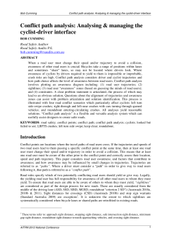 Conflict Path Analysis