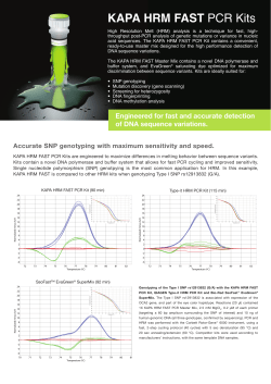 KAPA HRM FAST - Kapa Biosystems
