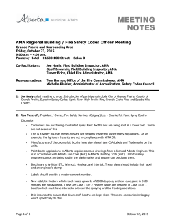 2015 Grande Prairie - Safety Codes Council