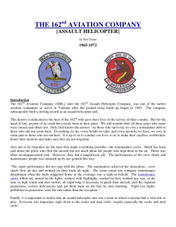 THE 162nd AVIATION COMPANY - Vietnam Helicopter Pilots