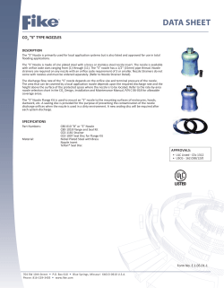 data sheet - Fire Protection Technologies