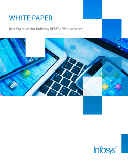 Best Practices for Building RESTful Web services