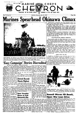 Marines Spearhead Okinawa Climax