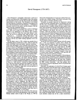 David Thompson (1770-1857)