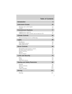 Table of Contents