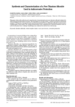 mandea f - Revista de Chimie