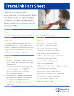 TraceLink Fact Sheet