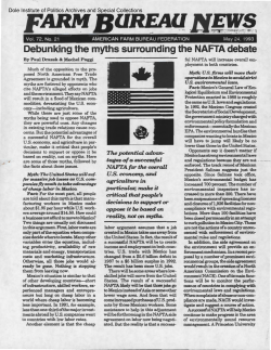Debunking the myths surrounding the NAFTA debate