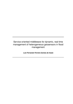 Service-oriented middleware for dynamic, real-time - agora