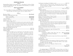 Palm Sunday, March 20, 2016 - St. Stephen`s Anglican Catholic