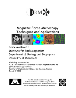 Magnetic Force Microscopy Techniques and Applications