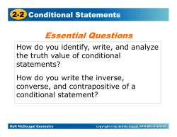2_2 Conditional statements