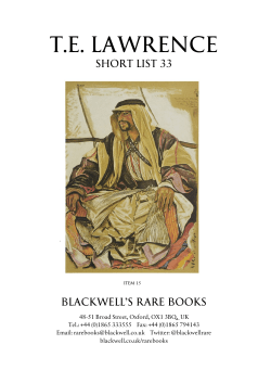 T.E. Lawrence