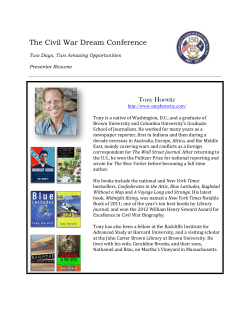 The Civil War Dream Conference - Central Connecticut State