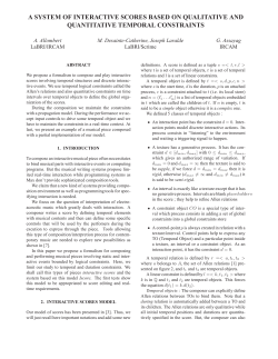 a system of interactive scores based on qualitative and - I
