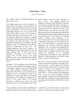 United States v. Nixon