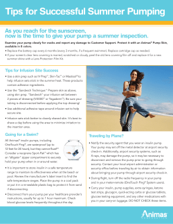 Tips for Successful Summer Pumping