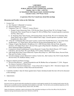 Public Protection Agenda 07/11/2016