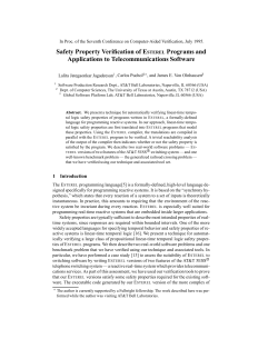 Safety Property Verification of ESTEREL Programs and