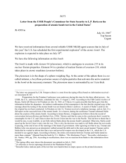 371 Letter from the USSR People`s Commissar for State Security to