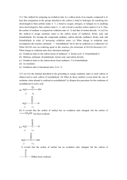 12.1 One method for assigning an oxidation state to a