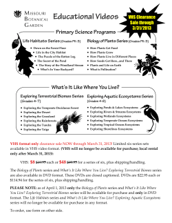 Educational Videos - Missouri Botanical Garden