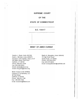 supreme court of the state of connecticut sc - ACLU-CT