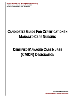 American Board of Managed Care Nursing