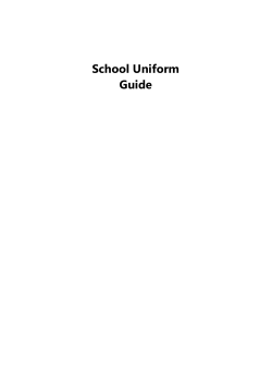 School Uniform Guide - Old Swinford Hospital