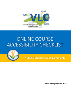 online course accessibility checklist