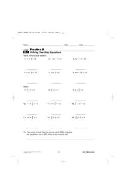 Practice B 12-1