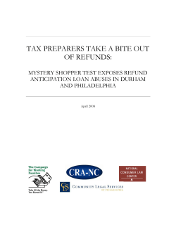 tax preparers take a bite out of refunds