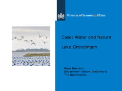 Case: Water and Nature Lake Grevelingen