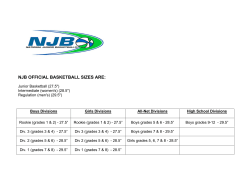 NJB OFFICIAL BASKETBALL SIZES ARE: