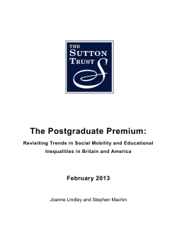 The Postgraduate Premium