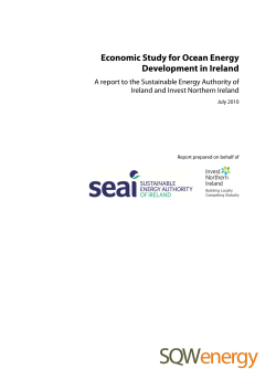 Economic Study for Ocean Energy Development in Ireland