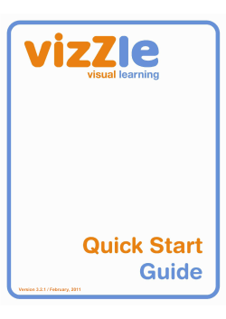 VIZZLE Quick Start Guide 3_2_1 Updated 2 14 2011