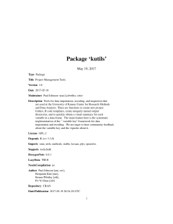 Package `kutils`