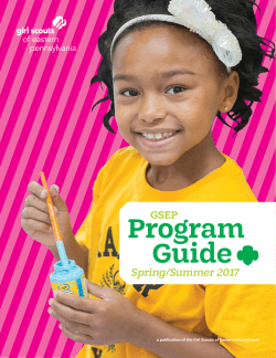 Spring/Summer 2017 Program Guide