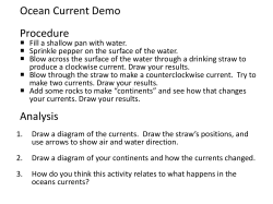 Ocean Currents Notes