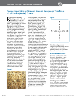 (Word) Game! - Anthony Mollica