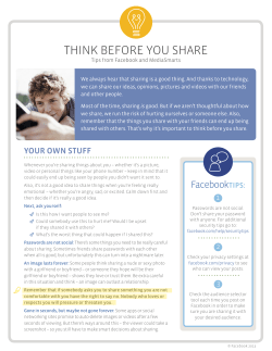 Think Before You Share