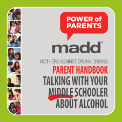 Madd Handbook &ndash; Middle School