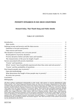Poverty dynamics in six OECD countries