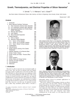 Growth, Thermodynamics, and Electrical Properties of Silicon