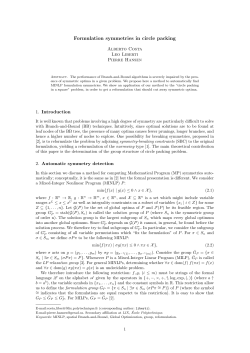 Formulation symmetries in circle packing - LIX