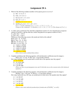 Assignment 20 A