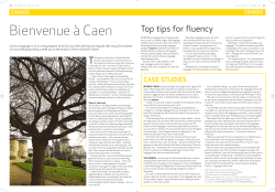 Bienvenue &agrave; Caen - The Open University